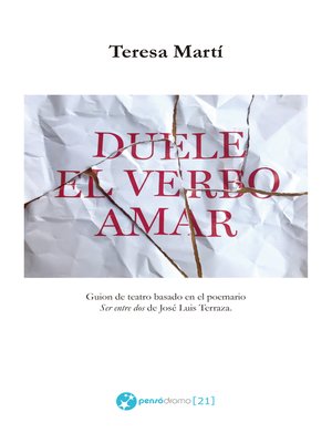 cover image of Duele el verbo amar